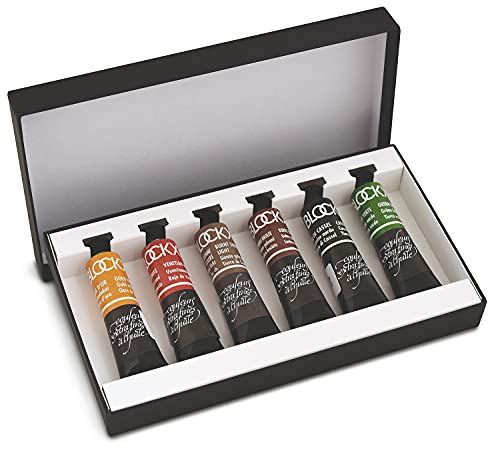 Blockx 40645 Künstler-Ölfarben im Set Erdfarbtöne, 6 x 20 ml, brillante Farben mit höchster Pigmentkonzentration, 100{6cff7e3937cfce75ce803b411029dd44d1b57a6facc9bac2d5b3f1ba2b0bce1c} lichtecht, bunt Blockx 40645 Künstler-Ölfarben im Set Erdfarbtöne, 6 x 20 ml, brillante Farben mit höchster Pigmentkonzentration, 100{6cff7e3937cfce75ce803b411029dd44d1b57a6facc9bac2d5b3f1ba2b0bce1c} lichtecht, bunt