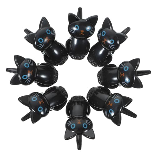 HOODANCOS Cute Cat Chip Bag Clips 8 Pack Reusable Food Sealing Clips Cat Shape Design Multi-Purpose Kitchen