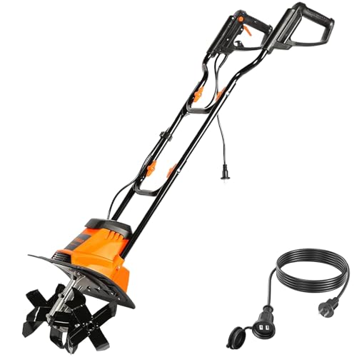 電動耕うん機 電気耕運機 1000W小型 家庭用 軽量電気カルチベーター...