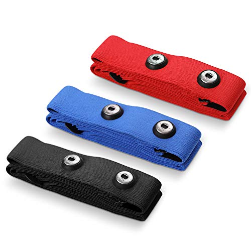 Coospo Heart Rate Chest Strap Replacement, Adjustable Elastic Soft Fitnesss Chest Band, Replace Hr Chest Belt For Xoss/Wahoo/Garmin/Shanren And More, Buckle Distance 45Mm(Not For Myzone) #TOP6