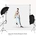 UTEBIT Photo Backdrop Curtain 5x6.5FT White Backdrop for Photoshoots, White Background for Photography Parties Video Recording Live Streams, Low Temperature Ironing to Remove Wrinkles