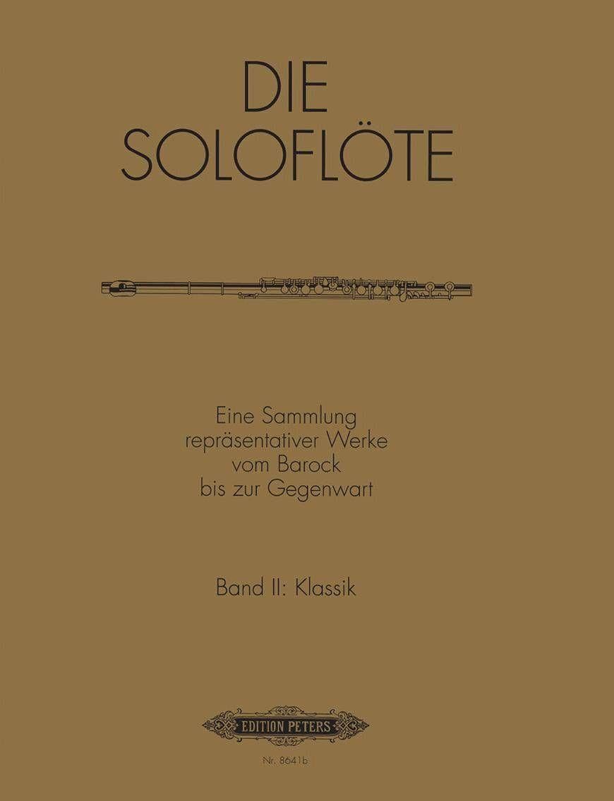 Die soloflote band 2 klassik flute traversiere recueil partitions musique