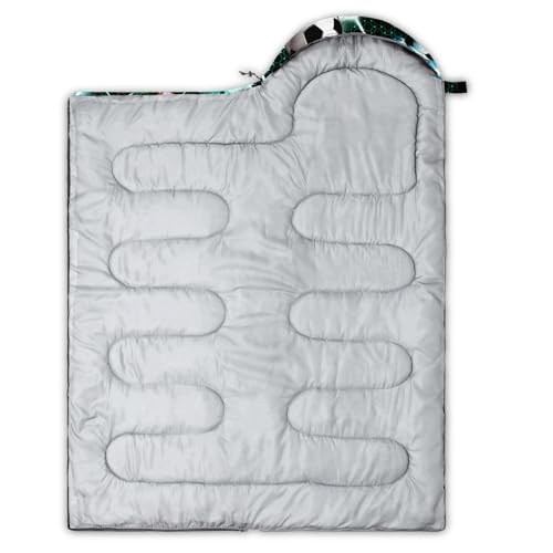 Image of QOOMO Axolotl Cute Camping Sleeping Bags,3 Season Warm & Cool Weather,Lightweight,Waterproof Sleeping Bags for Adults & Kids,Traveling,and Outdoors
