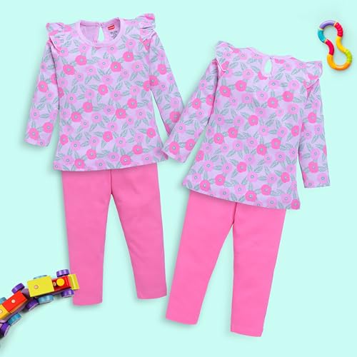Image of LuvLap Baby-Girls F /S Girls Top & Pyjama Set