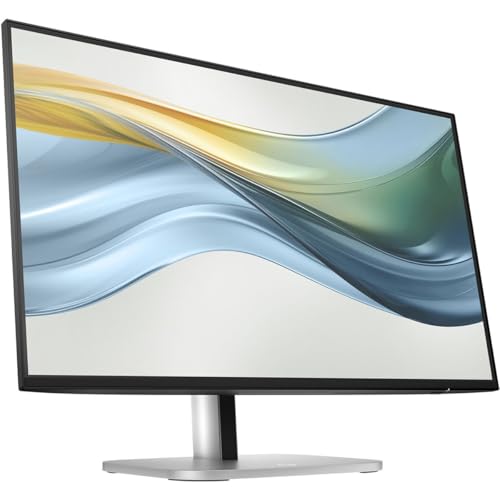 Image of HP 524pu 24 inch Class Full HD LCD Monitor - 16:9 - Sleek Black, Silver - 23.8 inch Viewable - in-Plane Switching (IPS) Technology - 1920 x 1080-350 Nit - 5 ms - 100 Hz Refresh Rate - USB Type-C
