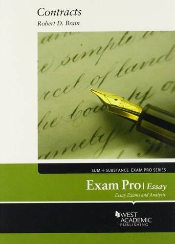 Brain's Exam Pro on Contracts, Essay (Exam Pro Series) Brain's Exam Pro on Contracts, Essay (Exam Pro Series)