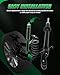SCITOO Front (2 Pcs) Shocks for Dodge, Shocks Absorbers Fits 2011-2015 for Dodge for Durango,2011-2015 for Jeep Grand for Cherokee with 72546 Shocks and Struts Auto Shocks