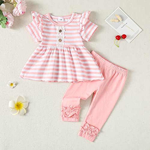 Image of Baby Girl Clothes Infant Toddler Clothes Fall Winter Outfit Clothing Set | Baby Girl Tops Pants Set, Long Sleeve Infant Clothes, Baby Girl Stuff, Toddler Stuff, Girls Clothing Set, Gift