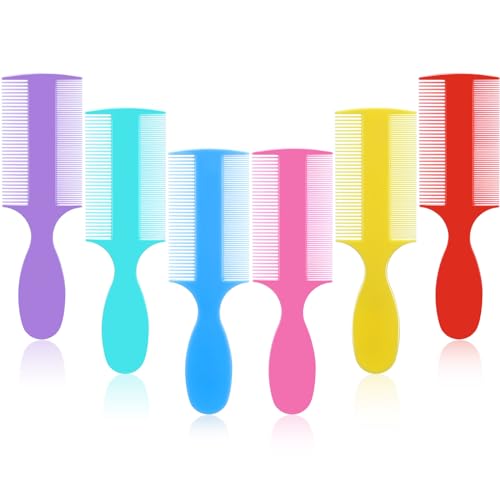 Singhoow 6 Pcs Baby Double Sided Fine Teeth Comb Dandruff
