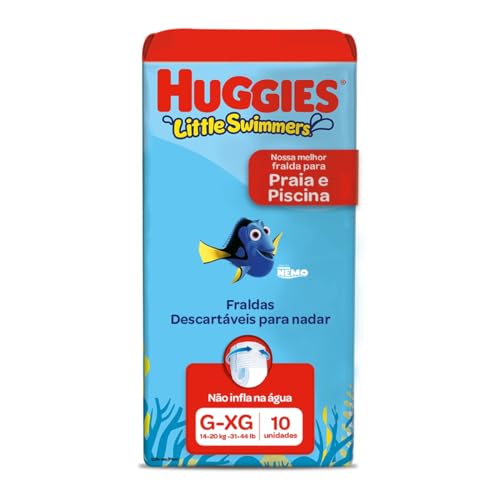 Fralda Huggies Little Swimmers G/XG - 10 Fraldas