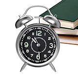 Allarme mattutino costante: con il suo forte allarme a doppia campana e la funzionalità non snooze, questo orologio analogico si adatta a chi dorme pesante e a utenti di tutte le età, fornendo routine mattutine affidabili e ininterrotte