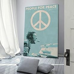 Rudd Poster mural John Lennon People For Peace – Décoration murale rétro esthétique pour chambre et bureau – 20 x 30 cm - Les Beatles, Paul McCartney, John Lennon, RIngo Starr, George Harrison Rudd Poster mural John Lennon People For Peace - Décoration murale rétro esthétique pour chambre et bureau - 20 x 30 cm – Image 3