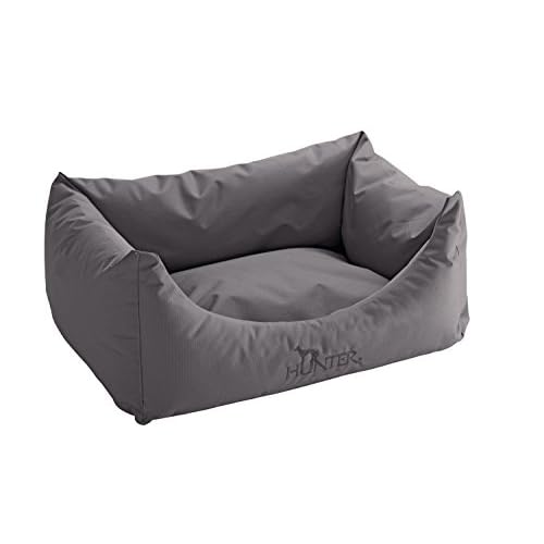 HUNTER Gent Hundesofa, wasserabweisend, schmutzabweisend, antibakteriell,60 x 45 cm, grau