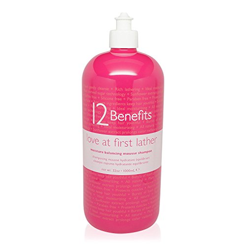 12 Benefits Love At First Lather Moisture Balancing Mousse Shampoo