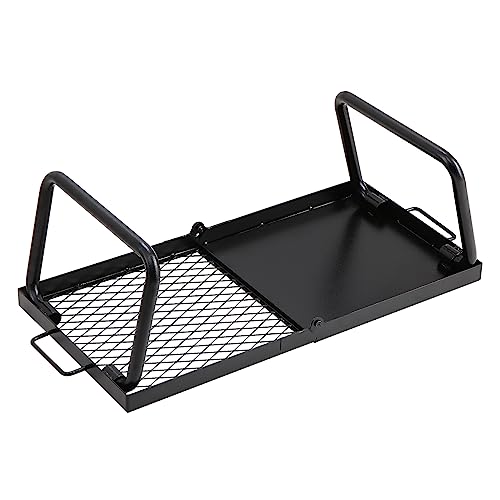 VEVOR-Folding-Campfire-Grill-Heavy-Duty-Steel-Mesh-Grate-224-Portable-Camping-Grates-Over-Fire-Pit-Camp-Fire-Cooking-Equipment-with-Legs-Carrying-Bag-Grilling-Rack-for-Outdoor-Open-Flame-Cooking