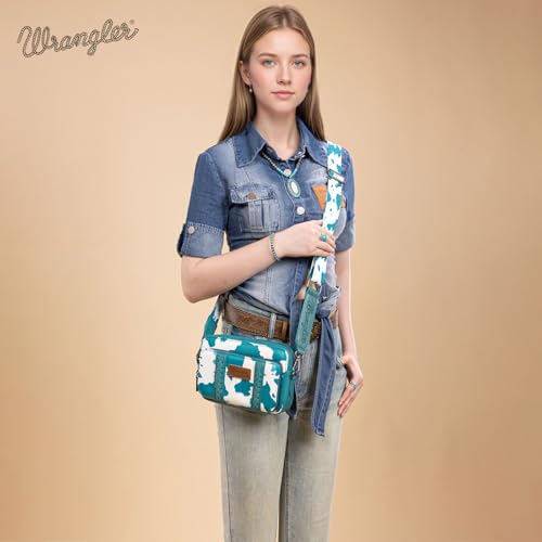 Image of Wrangler Crossbody Bag for Women Western Cowgirl Crossbody Purses with Guitar Strap