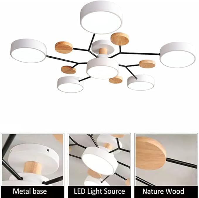 Lustre LED moderne Sputnik à intensité variable trois températures - 3