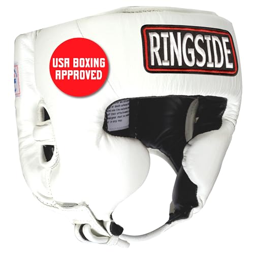 Image of Ringside Competition Boxing Muay Thai MMA Sparring Head Protection Headgear with Cheeks