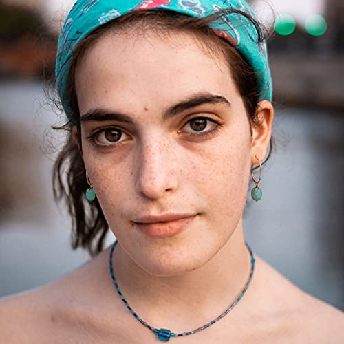 Gold Huggie Hoop Earrings with Charms Fashion Pearl Drop Dangle Earrings for Women Handmade Karma Circle Jewelry for Ladies Lightweight Pearl Earrings on Christmas…3