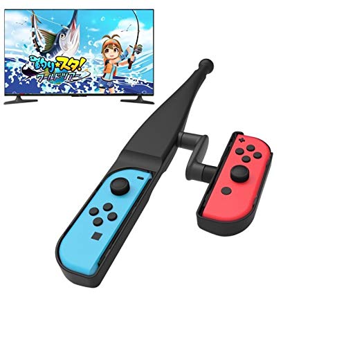 FunMax Fishing Rod Hand Grip for Nintendo Switch Joy-con Compatible with Legendary Fishing,Bass