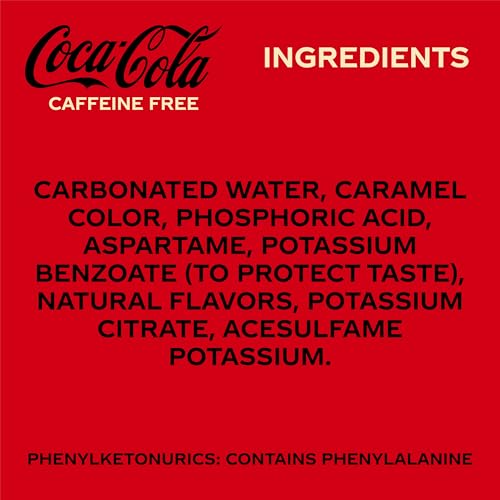 Image of Coca-Cola Zero Caffeine-Free Soda Soft Drink, 12 fl oz, 12 Pack