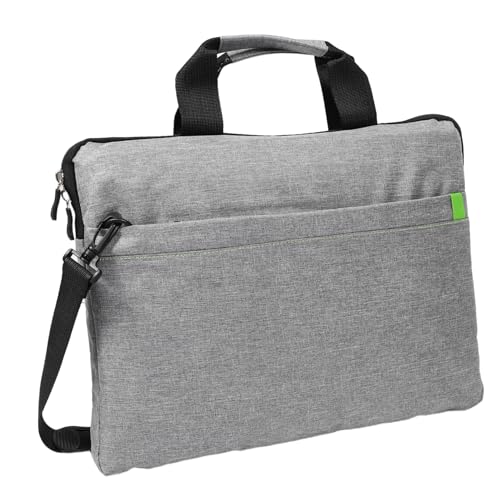 Sewroro Maletín para Portátil Grande Bolsa de Computadora Elegante y Ligera Funda Protectora para Laptop de Hombres y Mujeres para y Negocios Color Gris