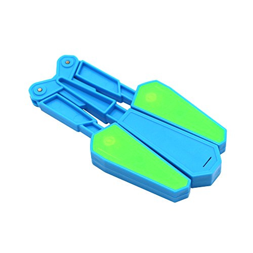 Flip Finz LED Finger Flip Finz Decompression Fidget Toys for Finger Exercises,Exercise Your Concentration, Coordination and Patience(Blue)