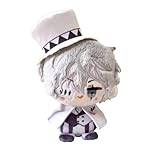 Puruuige BSD Plush Keychain 12cm Nikolai Gogol Soft Stuffed Pendant Cute Anime Keyring Accessories Bag Gifts For Fans Kids