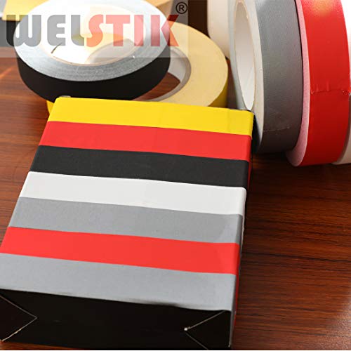 Image of WELSTIK 2 Pack Gray Gaffer Tape,2 inch X 33 Yards-10% Longer-Heavy Duty Gaffers Floor Tape Matte Finish for Film Schools,Broadcasting Classes, Box-Sealing,Multipurpose,Non-Reflective,Easy to Rip