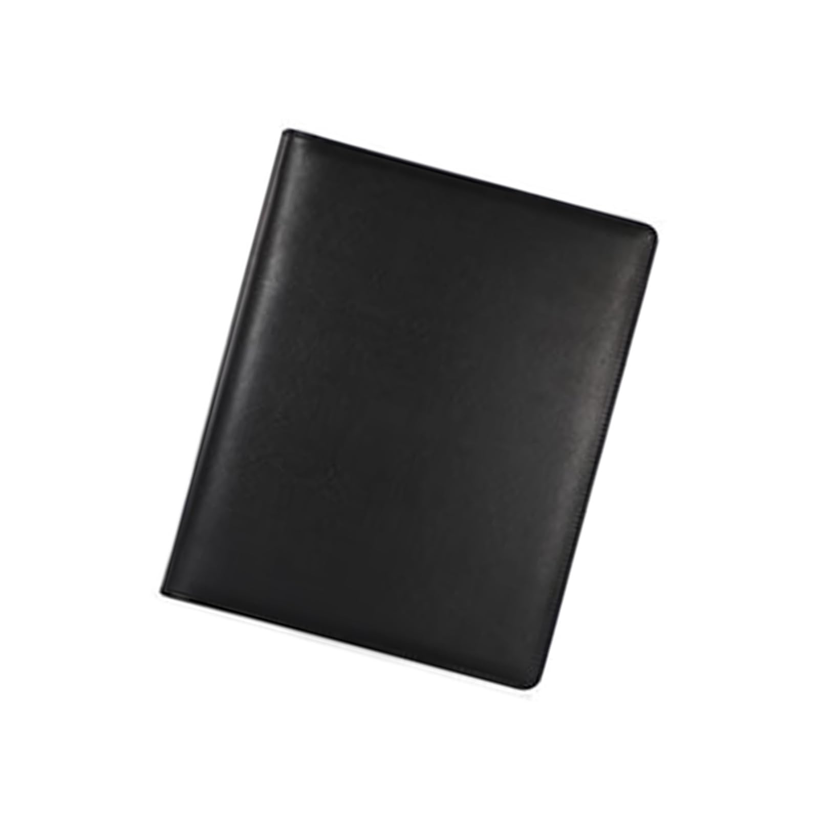 HDOYTXXM Conference Folder with Clipboard Letter Size Document Case 4 Rings Binder Folder File Organizers with Clipboard Leather Binder