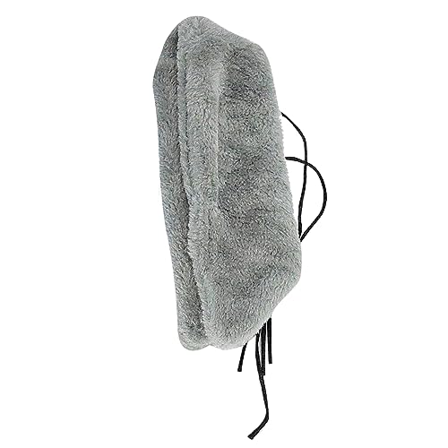 Image of Pssopp Bird Cage Blanket Cozy Snuggle Hut Cuddle Nest Hanging Toy for Parrots, Eclectus, Cockatoo, Conure, Lovebird - Gray Cotton Fleece Comfort Corner