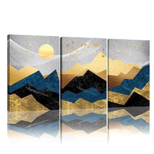 Peinture Toile Mur en triptyque coloré 20x30cm pour décoration de chambre LSYALUCK