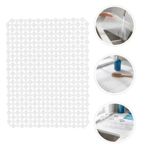 Alfombrilla antideslizante de cocina Gadpiparty, protector de PVC rectangular para escurrir 8