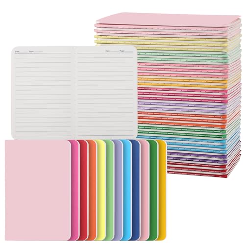 BESARME Mini Notebooks Bulk, 60 Pack A6 Lined Pocket Notebook, 3.5x5.5 in
