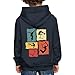 Spreadshirt Trottinette Freestyle Acrobatique Astuces Scooter Pull À Capuche Premium Enfant, 9-11 Ans, Marine
