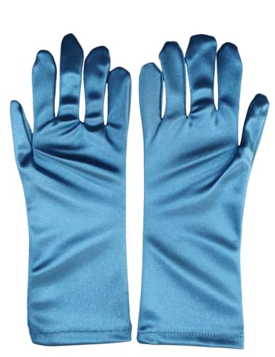 Image of BookMyCostume Plastic Queen Accessory Set With Gloves Fairy Tale Fancy Dress Accessory for Kids, Blue