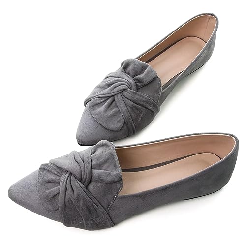 TN TANGNEST Womens Dress Flats Fashion Soft Pointed Toe Slip On Flat Shoes