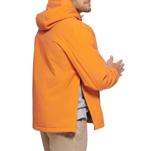 Image of Tommy Hilfiger Adaptive Men's Performance Fleece Lined Hooded Popover Jacket