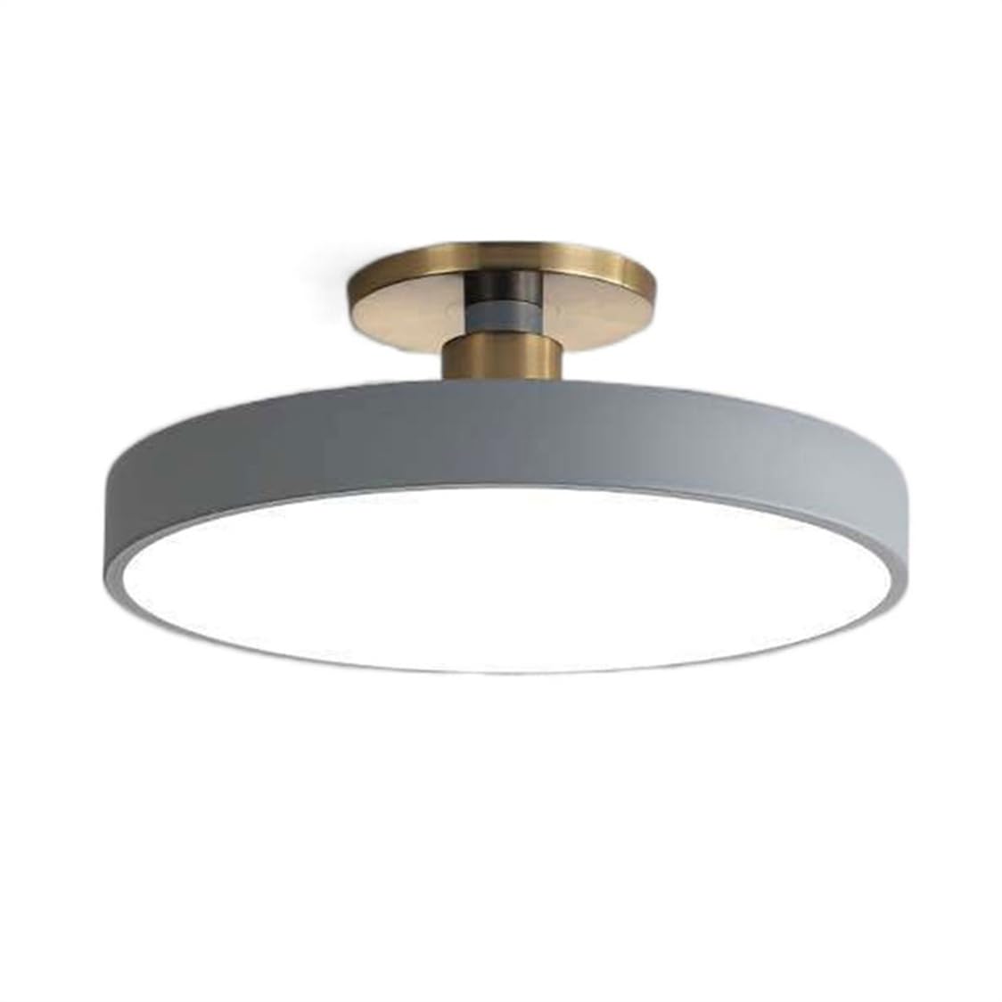 JXYDJH Semi-Flush Mount Ceiling Light Bedroom Ceiling Lamp Macaron Round Fixture