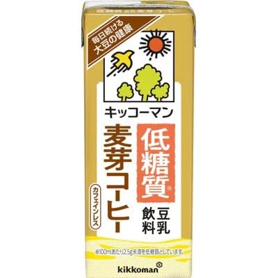 キッコーマンソイフーズ低糖質 豆乳飲料麦芽コーヒー 200ml×36本