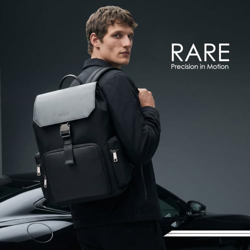 Image of RARE RABBIT Gallardo 35L Water Repellent Backpack - Black Anti-Theft Business Travel Bag with 16 inch Laptop Compartment, Free Size