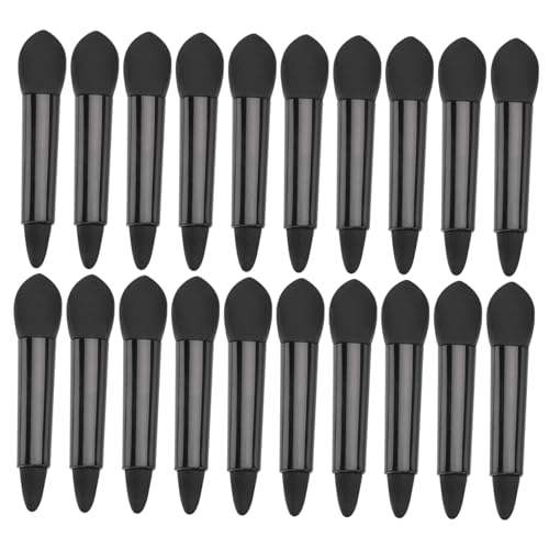 ARTSEWPLY 20pcs Double-ended Lip Makeup Brush Set Silicone Makeup Tools for Gloss Lipstick Portable for Home Salon Use