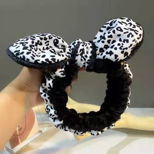 Diadema de maquillaje para mujer, lindas orejas de conejo, diadema de felpa a la moda, bonita, esponjosa, elástica, diadema de maquillaje para disponible en Yaxa Peru