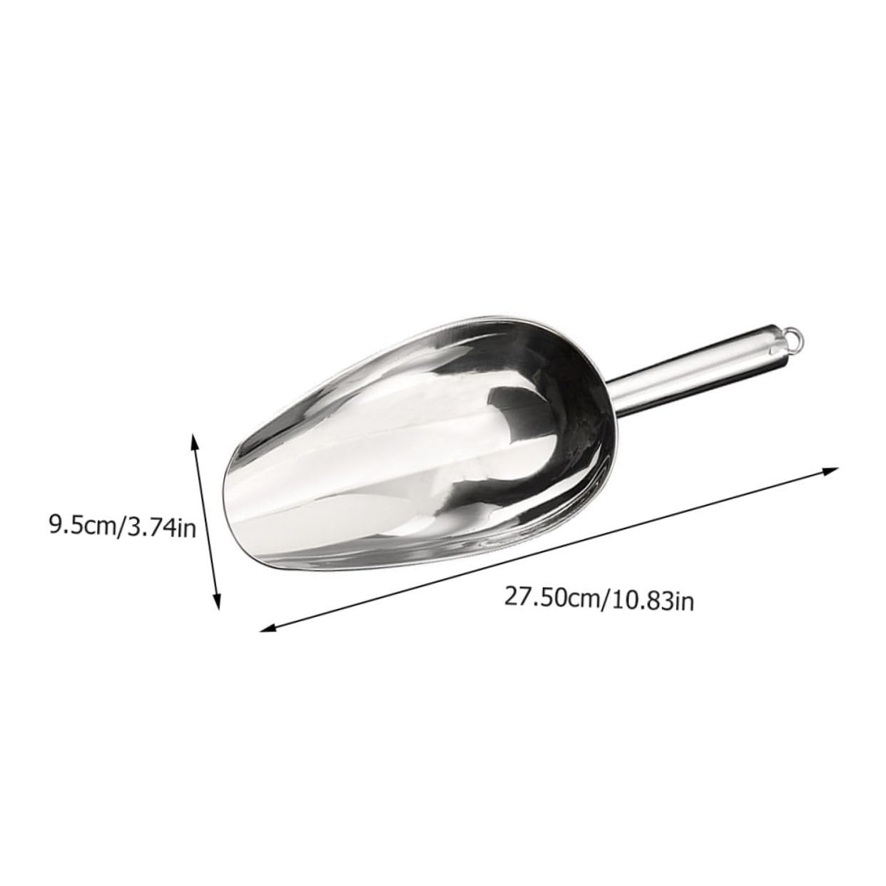 SOLUSTRE 2pezzi Palette in Acciaio Inox Palette per Fagioli e Riso Multiuso Robuste e Durevoli Materiali Sani e Insapori