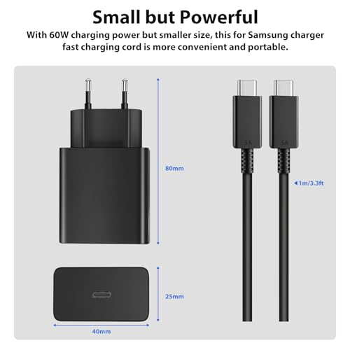 Chargeur ultra-rapide USB Type C pour alimenter simultanément votre tablette Tab S10 - 6