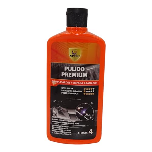 Cera extra brillo para coche, Cera pulido total, Cera carnauba premium. (Pulido Premium)