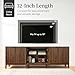 Best Choice Products 2-Door Modern Storage Cabinet, Buffet, Sideboard, Media Cabinet, Cupboard, Entryway Accent Table, Bookcase w/Reeded Panels and Adjustable Shelves – Walnut