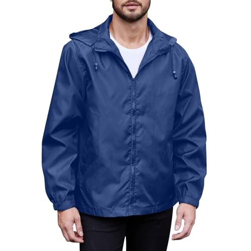 Veste coupe-vent imperméable respirante et légère pour homme