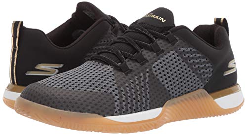Tênis Go Train-Viper, Skechers, Masculino, Preto / Dourado, 38