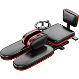 Leg Stretcher, 0-210°Adjustable Split Machine, Heavy Duty Steel Frame Equipment Splits Machine with Mute Roller & Mute Rollereg, Stretching Training Machine for Relieving Leg Muscle, Home Gym